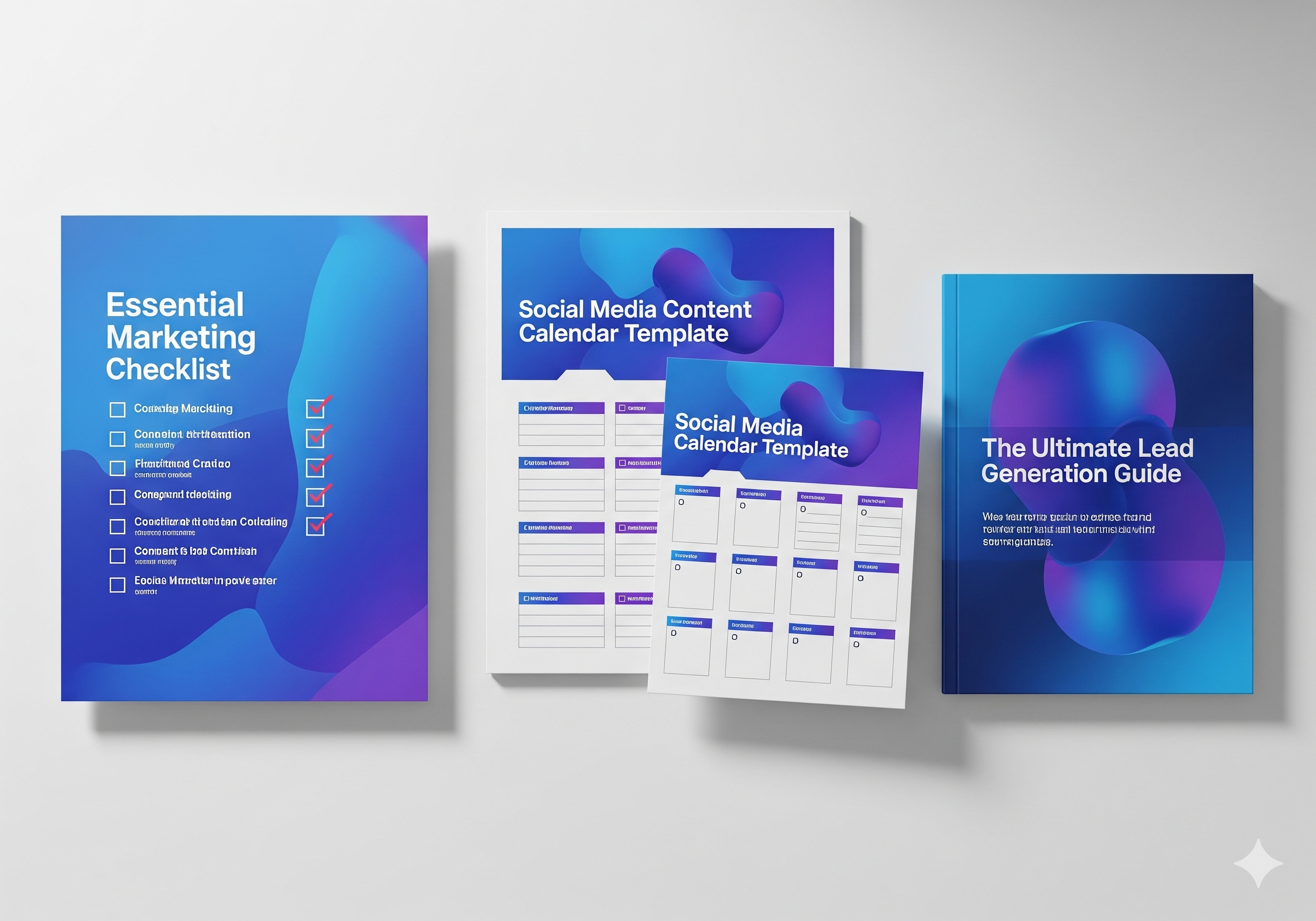 Examples of effective lead magnets including checklists, templates, and guides